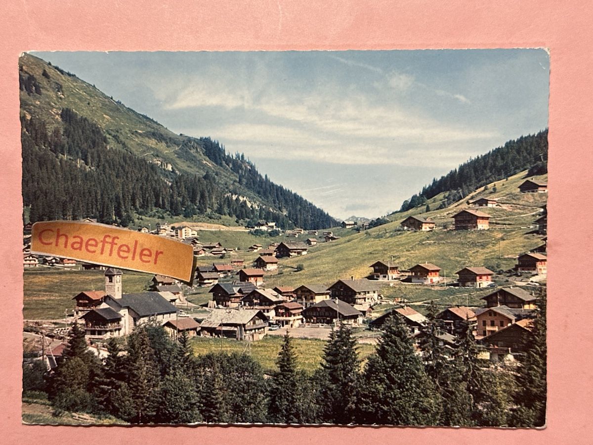 Cartes postales: 1965 MORGINS  1981 Vue Générale – D'occasion à Zürich par Chaeffeler