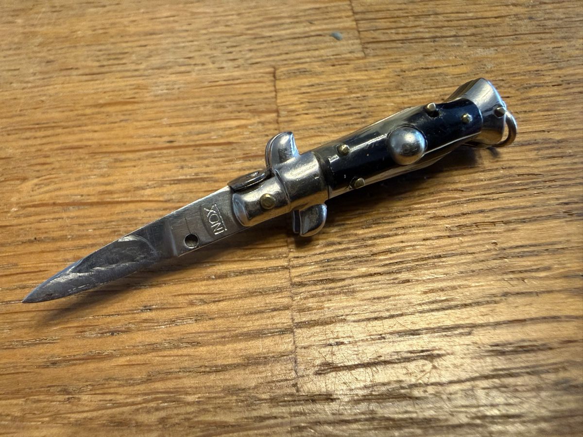 Taschenmesser: Taschenmesser Automatik LEGALES Sackmesser – Gebraucht aus Goldach von Donpancho 2