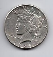 (1535) USA, 1 Dollar 1926, Peace, stgl