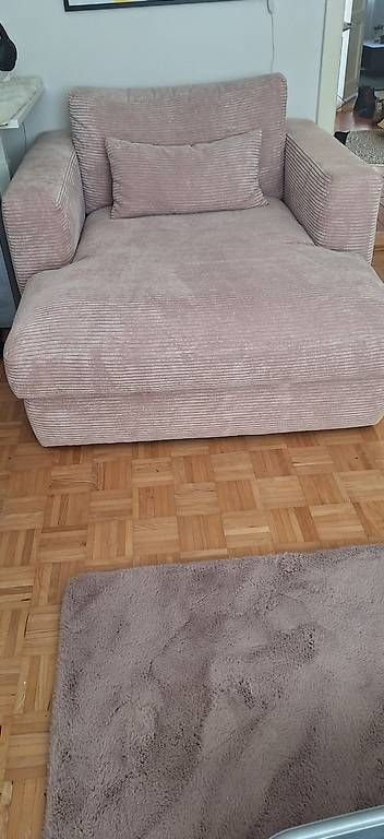 Poltrone: Xxl Cord Sessel rosa – Usato da Luzern venduto da Felia 2