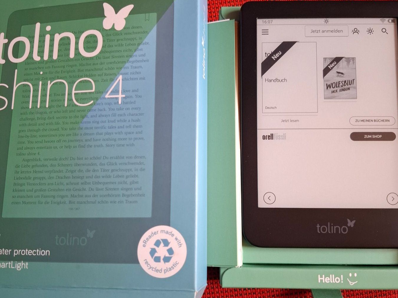 Tolino Tablet PC: Tolino shine 4 eBook Reader – Gebraucht aus Bibern SH von Rolf550