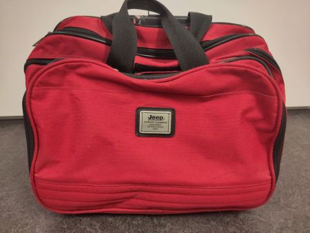 Reisetasche Jeep rot mit Rollen und Griff gut erhalten