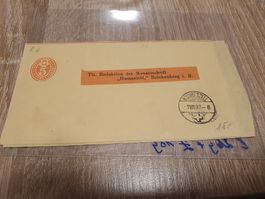 5rp Ganzsache Bischofszell 1.8.92