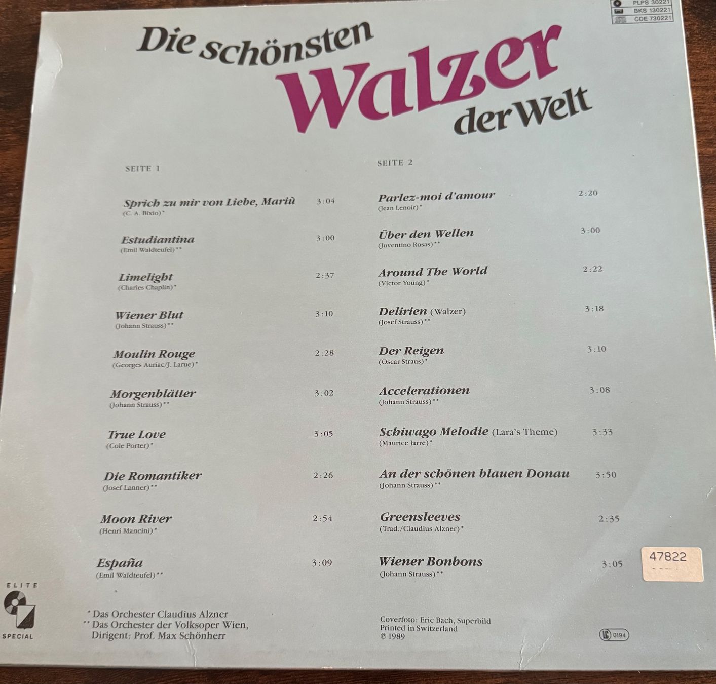 Dischi in vinile: vinyl – Usato da Langenthal venduto da fischlig02 1