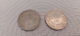 2x 1 Fränkler aus Silber 1961 und 1968