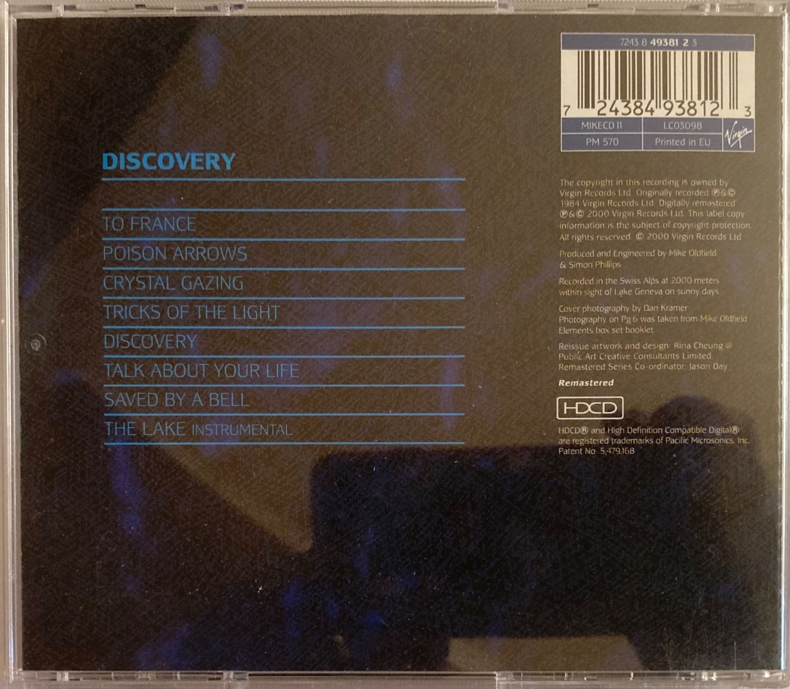 CD: MIKE OLDFIELD - DISCOVERY – Usato da Poliez-Pittet venduto da Newtown-Records 1