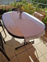 Gartentisch oval klappbar