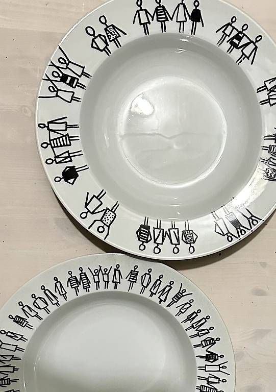 Piatti: Pastateller Unikate handbemalt  – Usato da Muttenz venduto da anna123