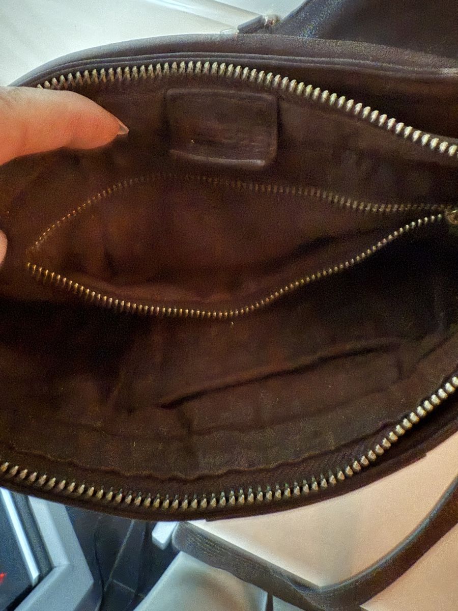 Borse da donna: Leder Tasche dunkelbraun – Usato da Niederglatt ZH venduto da neunzehn82 6