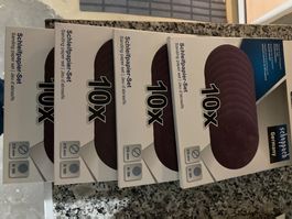 4x 10 Stk Schleifpapier K180 für Wand und Deckenschleiffer