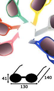 Brillen & Gläser: Wayfarer Sonnenbrille pink ruby UV400 – Neu und originalverpackt aus Illnau von diy-shop 1