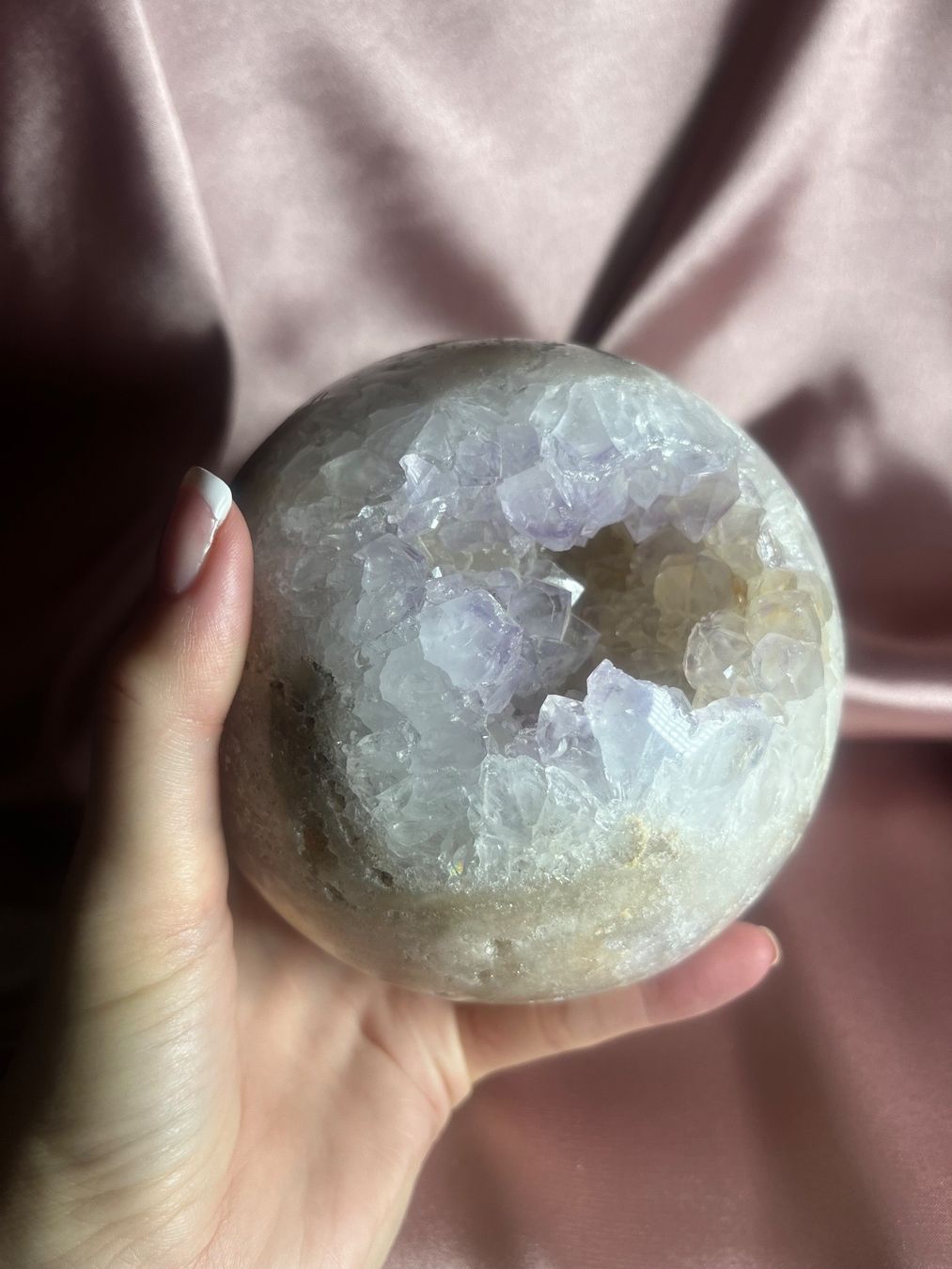 Minerali & Pietre curative: Grosse Pink Amethyst Kugel - 1.7kg, 11cm – Nuovo e nell'imballaggio originale da Zürich venduto da unique2010 4