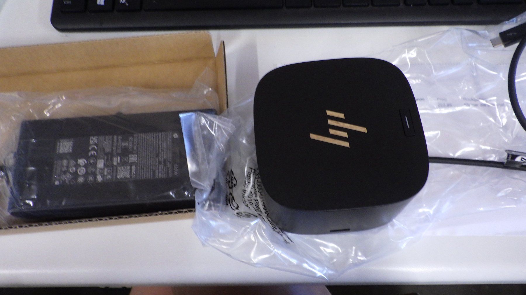 Hewlett Packard Dockingstation: HP Thunderbolt Dock G4 120W – Neu und originalverpackt aus Gossau ZH von OrderflowAG