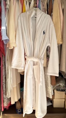 Ralph Lauren White Bathrobe S-M