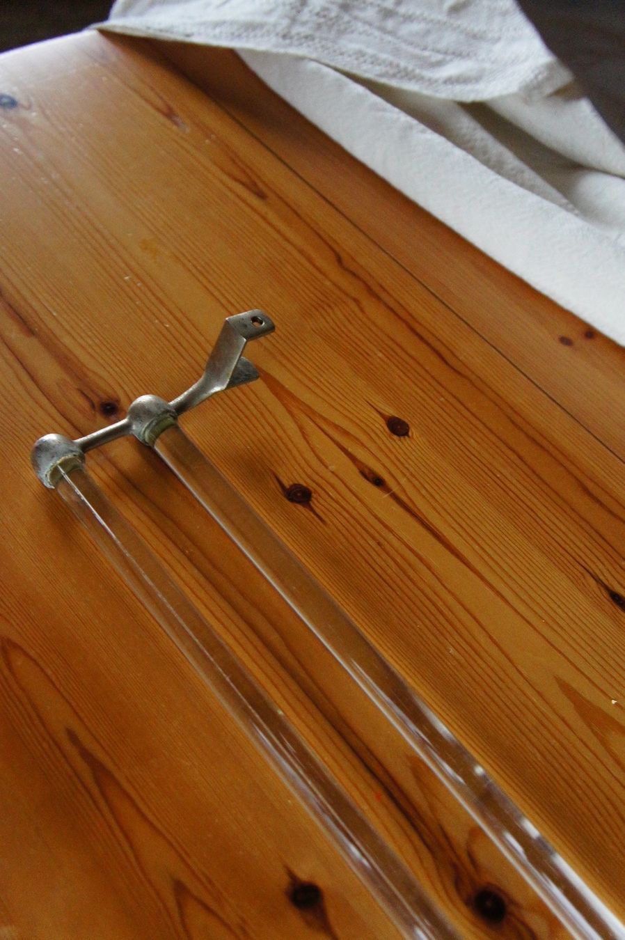 Portasciugamani: Vintage Handtuchhalter Glas Messing Art Deco – Usato da Ins venduto da Baj 1