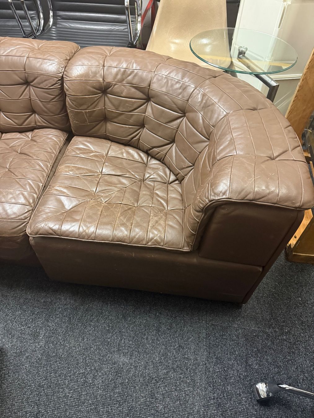 De Sede Divani: De Sede Sofa DS11 DS-11, vintage Patchwork Modular Sofa – Usato da zürich venduto da PapaMoll86 8
