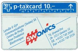 Taxcard 310L_97252 L&G  Swonics 10 Fr ungebraucht 400 Ex