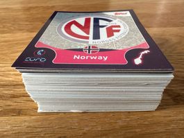 Lot x 192 Topps Euro 2025 Women Stickers