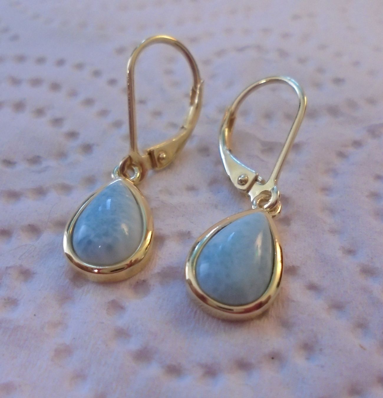 Orecchini pendenti & Orecchini a lobo: Echtschmuck: Larimar Silberohrringe – Nuovo (secondo la descrizione) da Zuchwil venduto da maumauchi 6