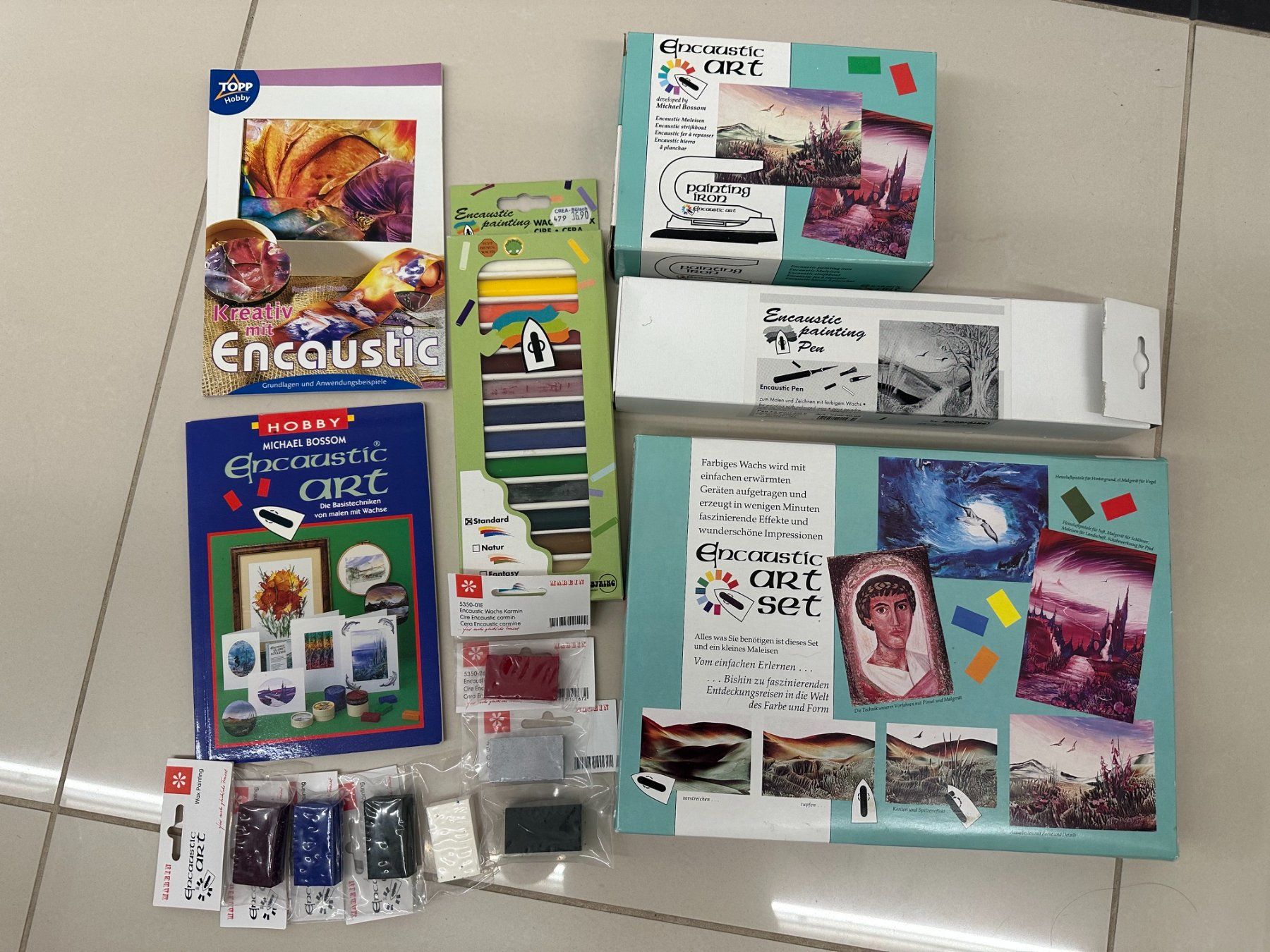 Kit bricolage: Encaustic Wachsmalset – Usato da Glattpark (Opfikon) venduto da Binggi2