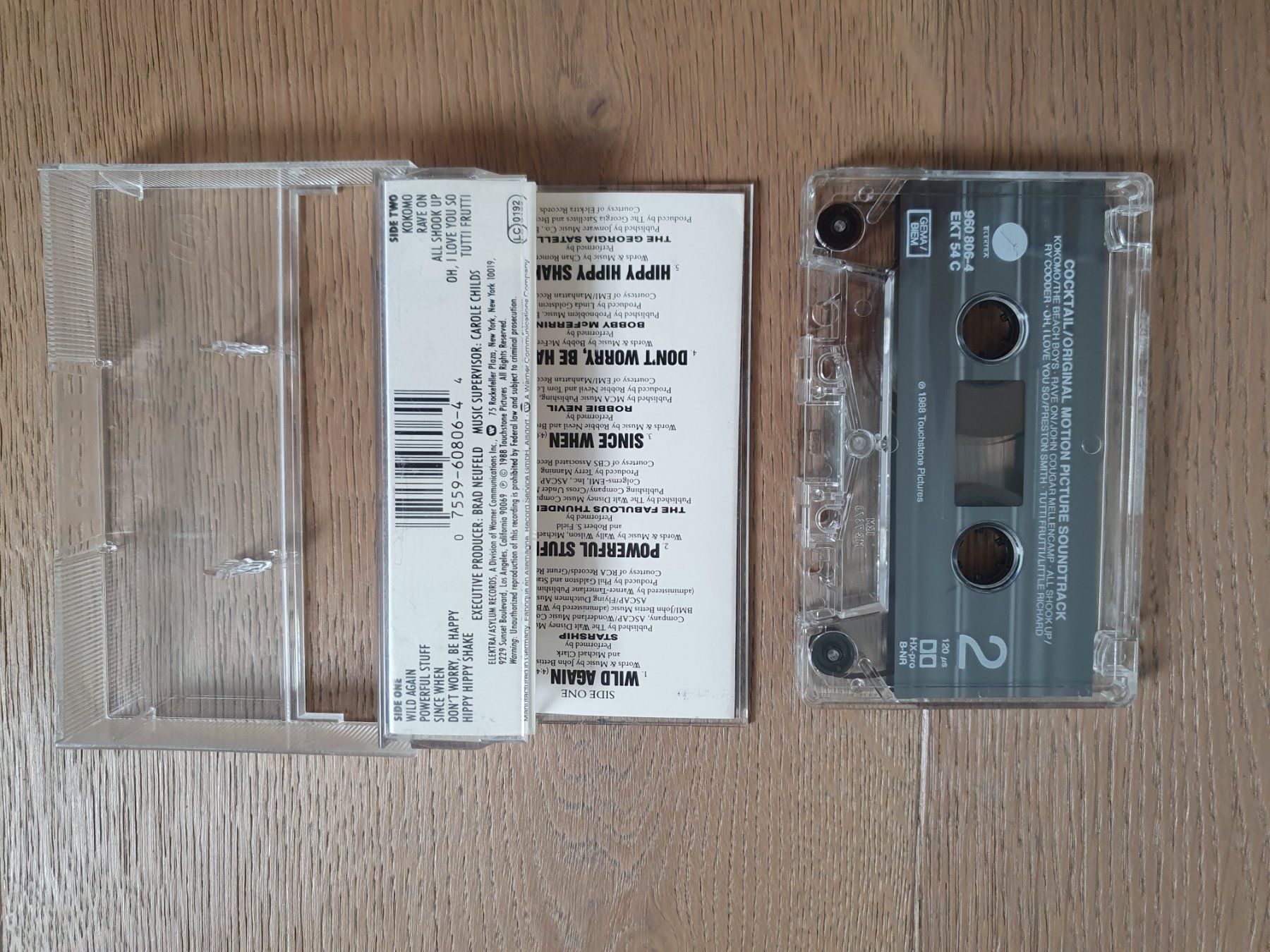 Kompaktkassetten: Cocktail Soundtrack Musikkassette MC – Gebraucht aus Stetten SH von ExtremMIB 1