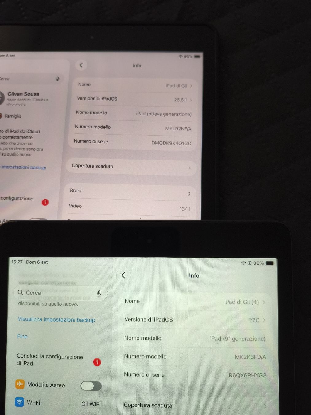 Apple Tablettes PC: iPad 8th e 9th  – D'occasion à Locarno par gilsousa 1