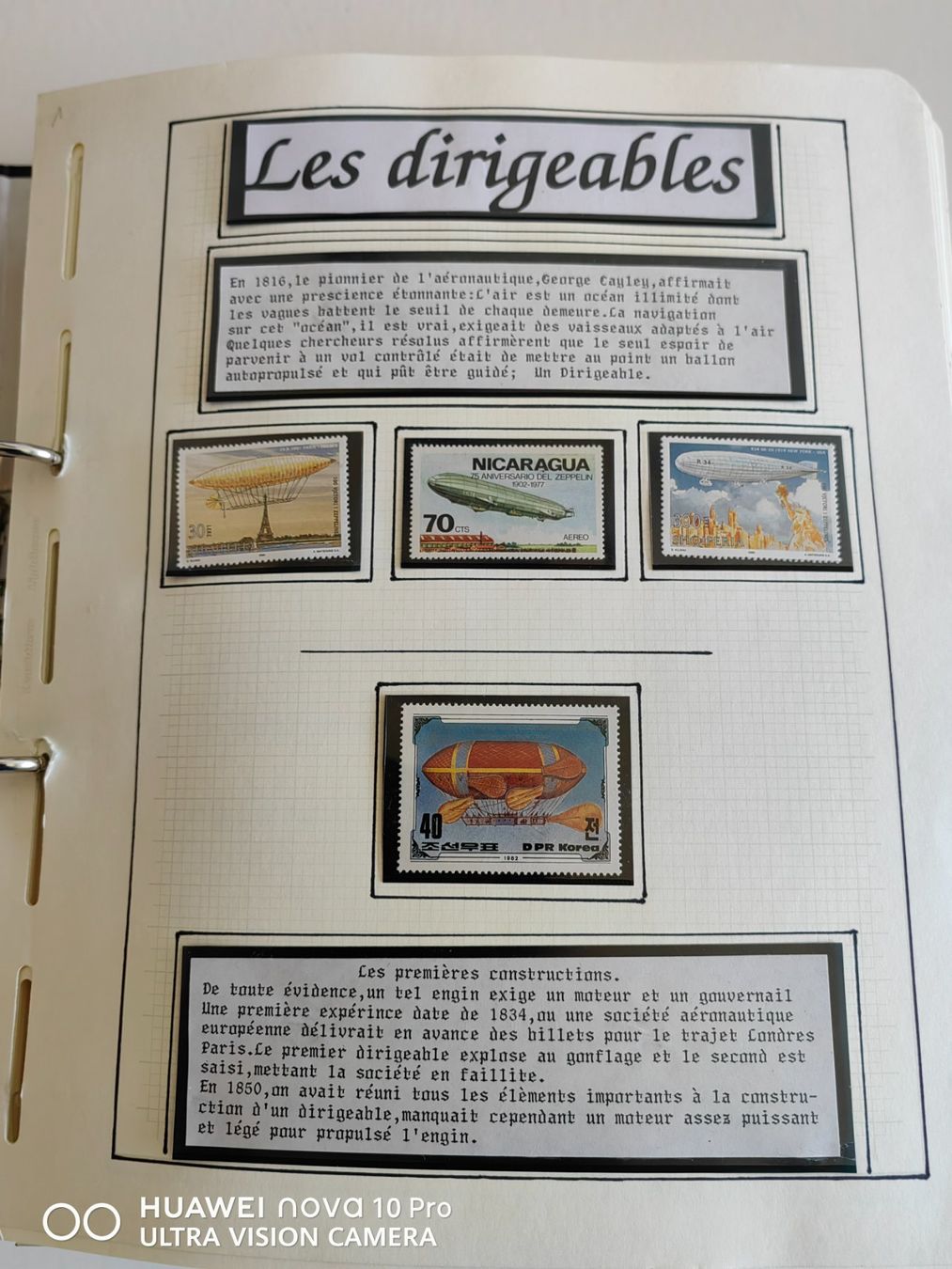 Tutti i francobolli: Collection "histoire du dirigeable et des Zeppelins" – Usato da Thônex venduto da Jan-Nemar