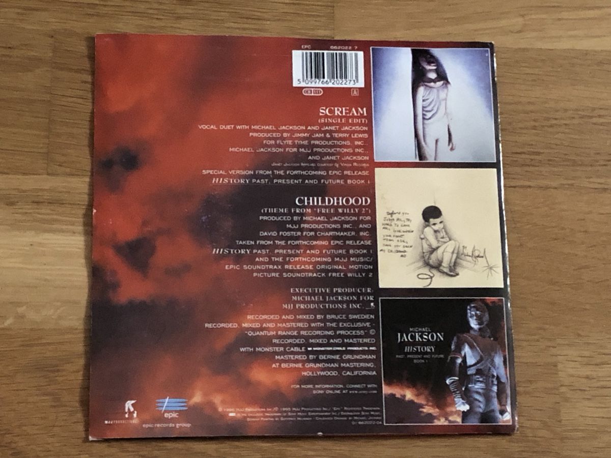 Dischi in vinile: Michael Jackson. 1995. Scream / Childhood – Usato da Faulensee venduto da Mizuno06 2