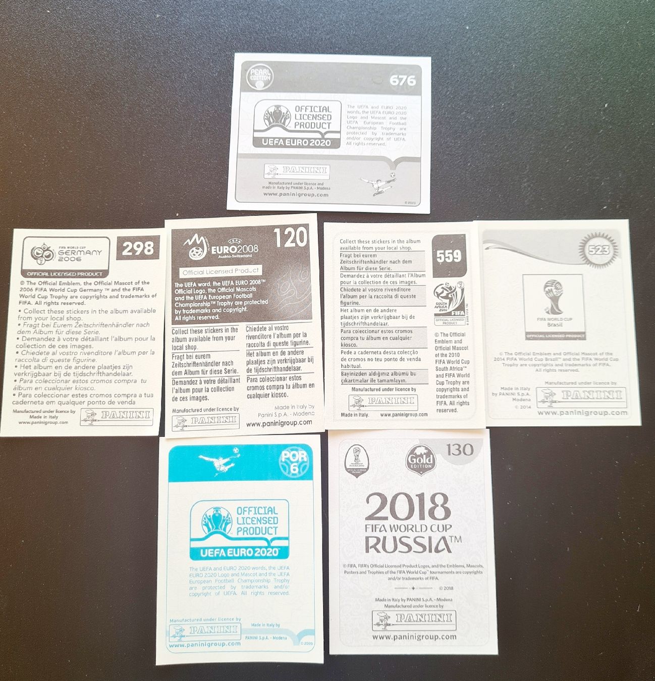 Panini Sammelbilder & Trading cards: 7 Panini  Cristiano Ronaldo neuf – Neu (gemäss Beschreibung) aus Bremblens von Ampoule_jaune 1