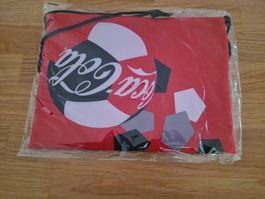 Neuer Coca-Cola Fussball Turnbeutel Sack Sportbeutel Tasche