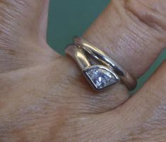 Ring 925 Silber mit synthetischem Stein