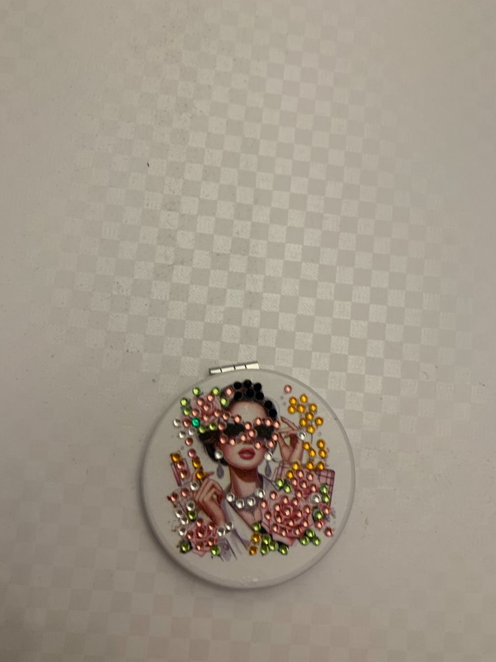 Specchi: Taschenspieglein mit Glitzersteinchen – Nuovo e nell'imballaggio originale da Niederwangen BE venduto da gerberso