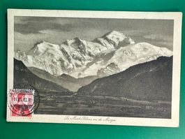 Le Mont Blanc vu de Morges