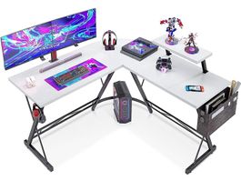Bürotisch Gaming Eckschreibtisch 127x127 cm Monitorhalter