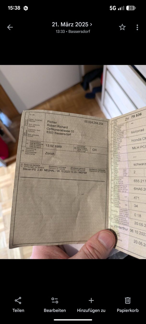 Honda Chopper: Honda CMX 500 – Neu (gemäss Beschreibung) aus Brüttisellen von robertpichler89 5
