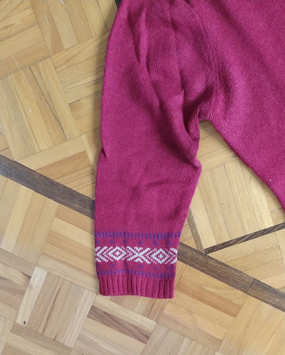 Maglioni & Felpe: Pull rouge long/Langer Pullover rot – Usato da MOUTIER venduto da Anto21 3