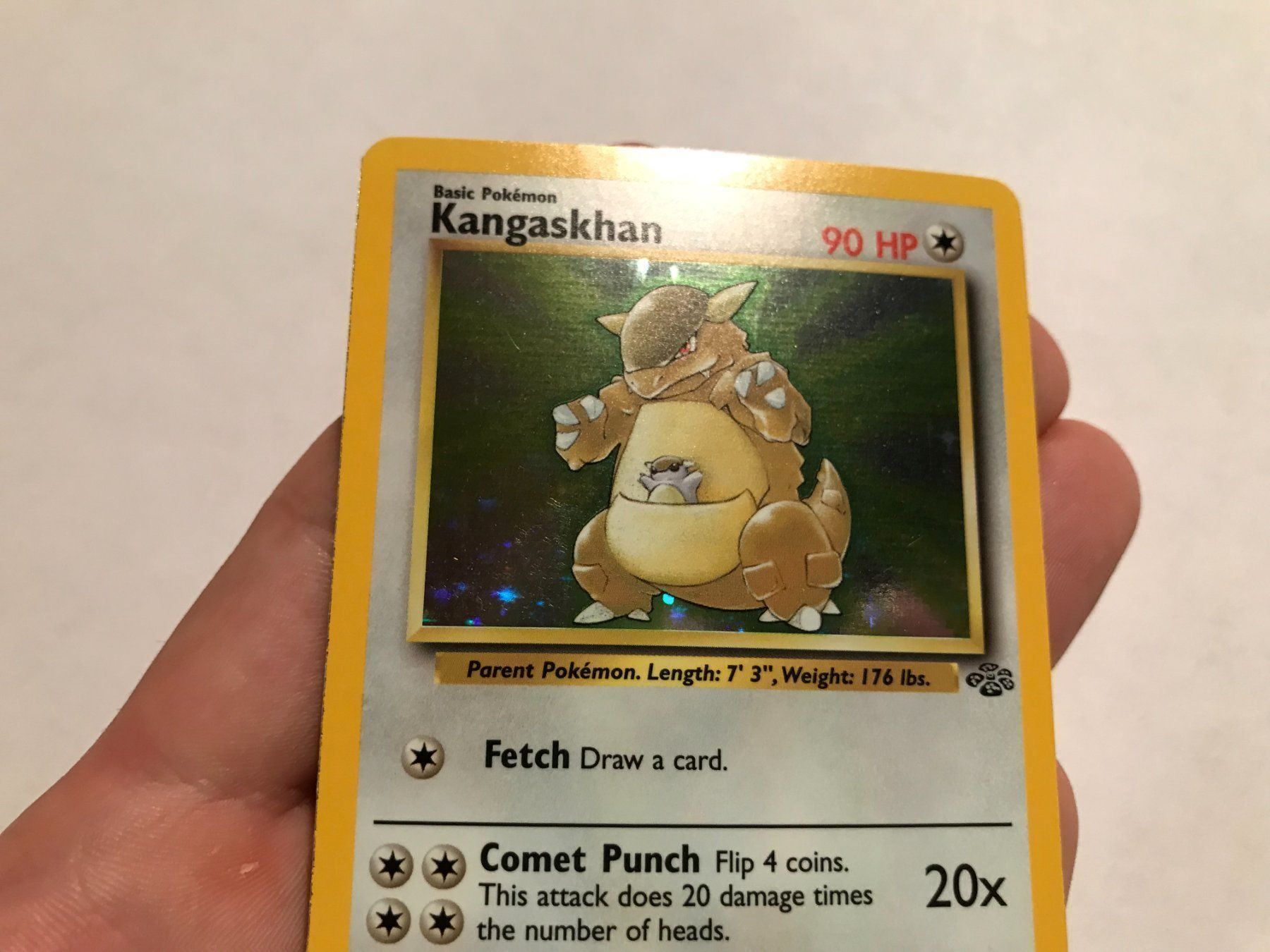 Pokémon Carte collezionabili: Kangaskhan holo Jungle – Usato da Hagendorn venduto da Pokecollectorch 4