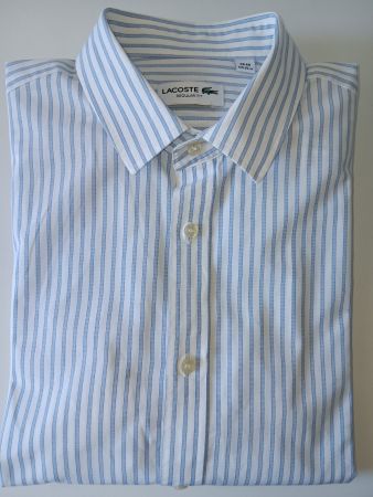 LACOSTE Chemise manches longues REGULAR FIT taille 40