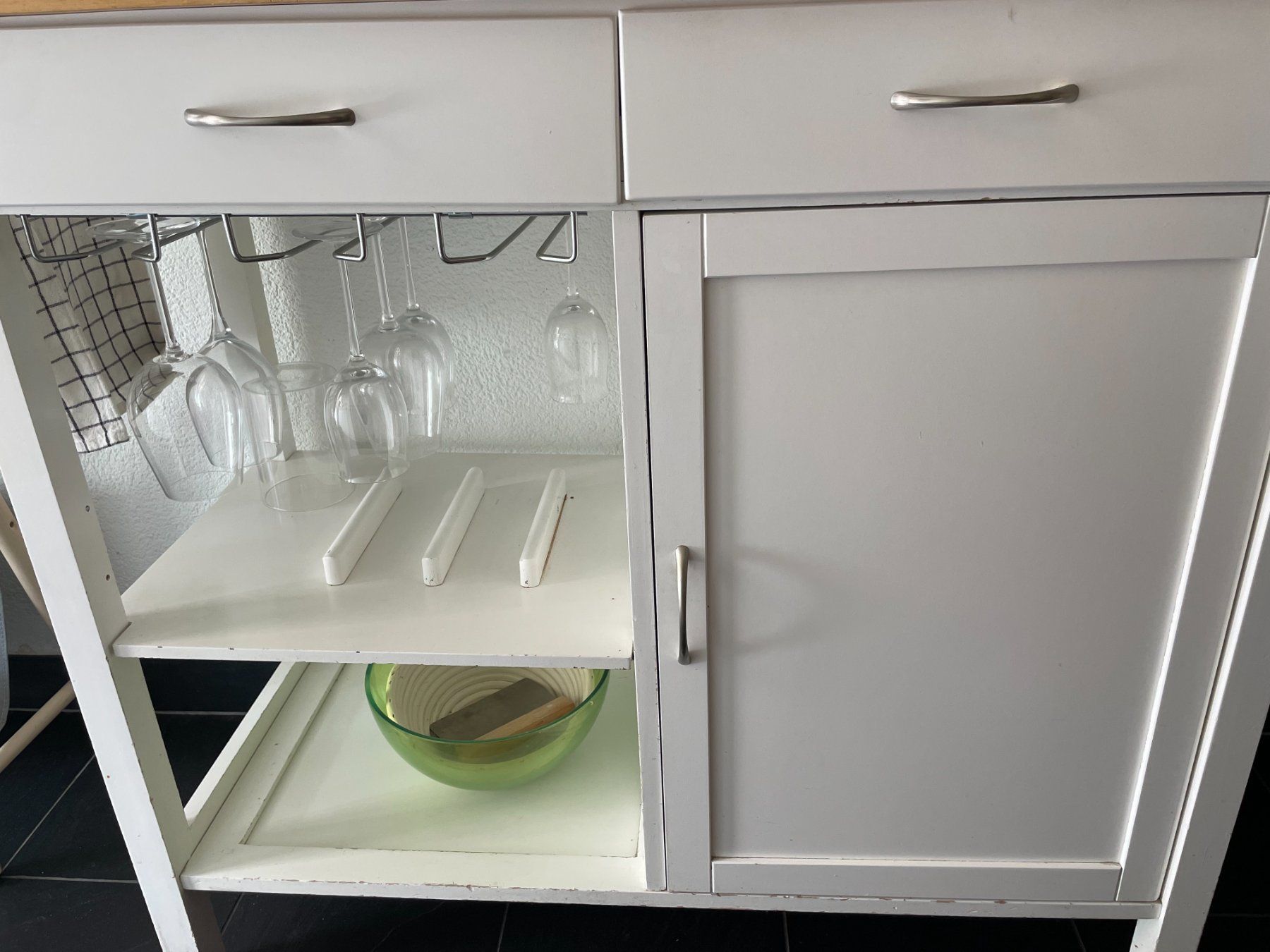 Ikea Möbel & Einrichtung: IKEA kitchen island / kitchen trolley with wooden worktop – Gebraucht aus Zürich von carlaferico 3
