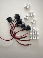5 interrupteurs noirs et connecteurs rapides pour bricolage