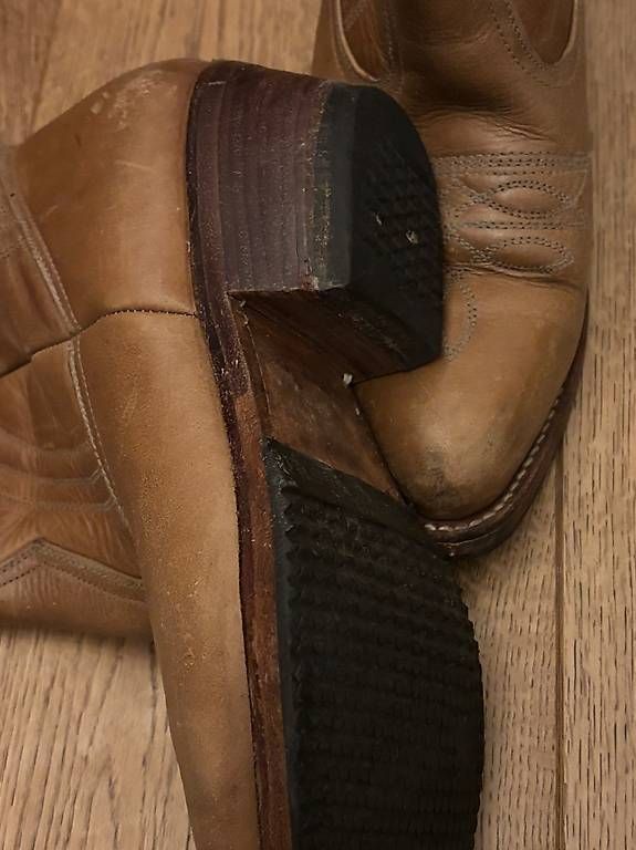 Damenschuhe: Cowboystiefel Leder Handmade 39 – Gebraucht aus Klingnau von Mowi0309 4