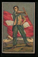 Schweizer Bundesfeier 1912, Fahnenschwen