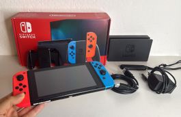 Nintendo Switch Console - with screen protector and box!