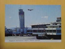 AK USA Denver Colorado Flughafen Flugzeug Stapleton