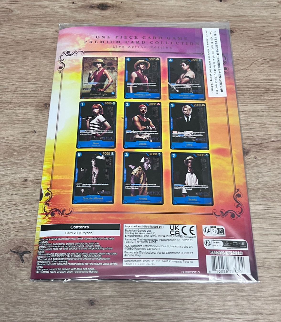 Bandai Sammelbilder & Trading cards: ONE PIECE Premium Card Collection Live Action EN – Neu und originalverpackt aus Biel/Bienne von S.Lee 1