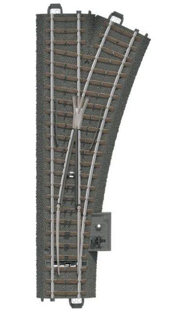 Märklin Modellini di ferrovie: Weiche rechts H0 Märklin 24612 – Usato da Aesch (Neftenbach) venduto da klaibovski
