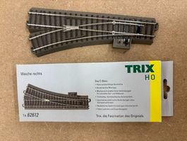 1 Paar Trix H0 C - Gleis 62612 Weiche rechts und links 62611