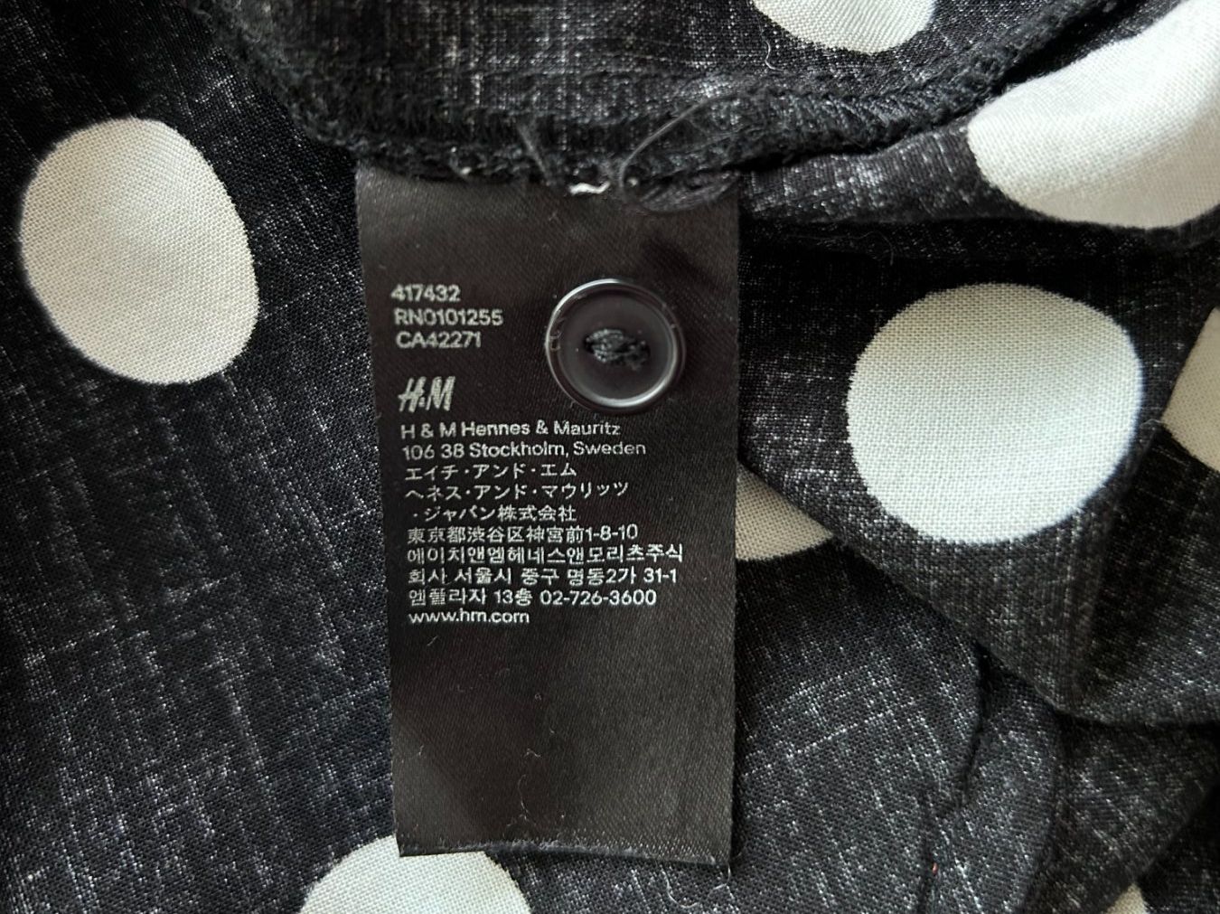 H&M Vestiti: H&M Dress with Polka Dots – Usato da St. Gallen venduto da look-twice 5