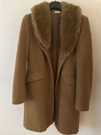 Wunderschöner Damen Mantel beige / braun