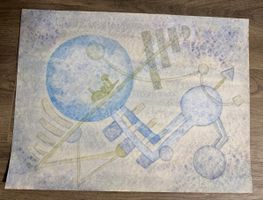 Original Aquarell Kunstwerk,  einmalig!